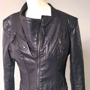 BlankNYC FAUX LEATHER MOTO JACKET SMALL